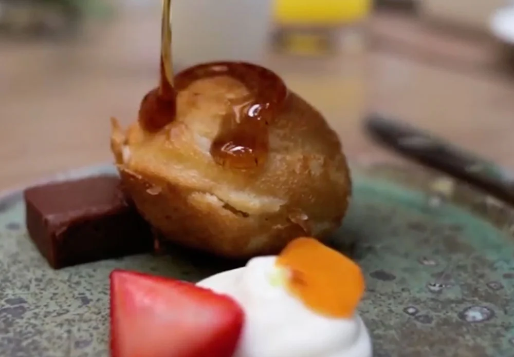 Este restaurante tiene un menú degustación, ¡para el desayuno!