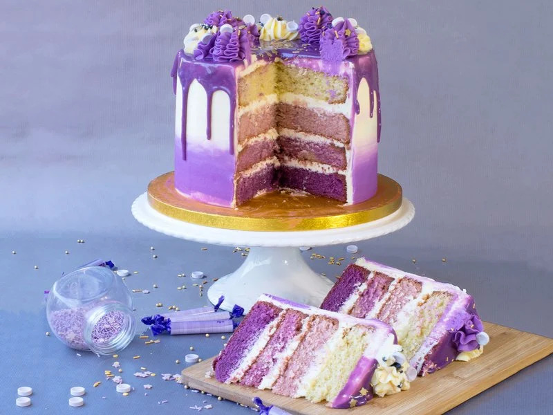prince purple rain cake