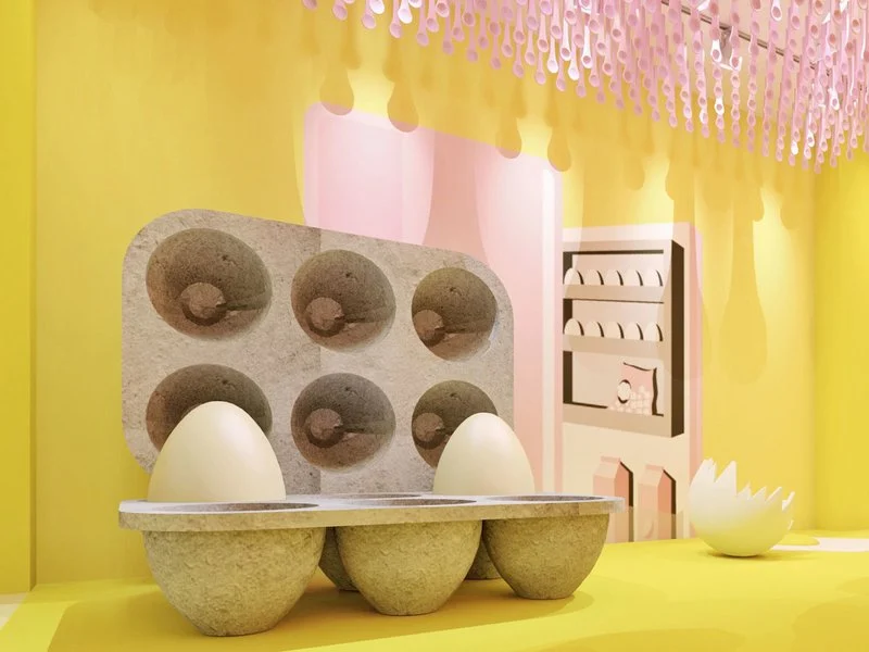 El nuevo pop up dedicado completamente a los huevos