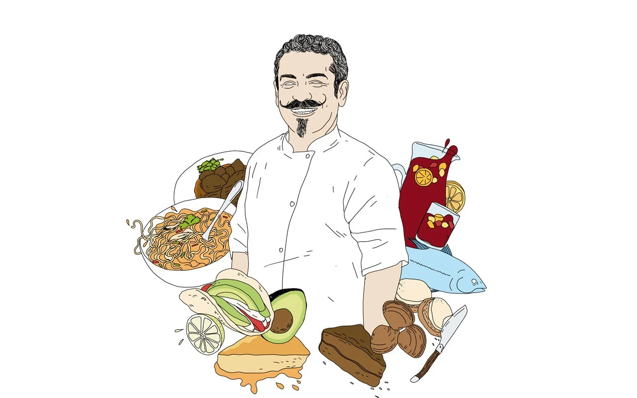 La última cena: Aquiles Chávez