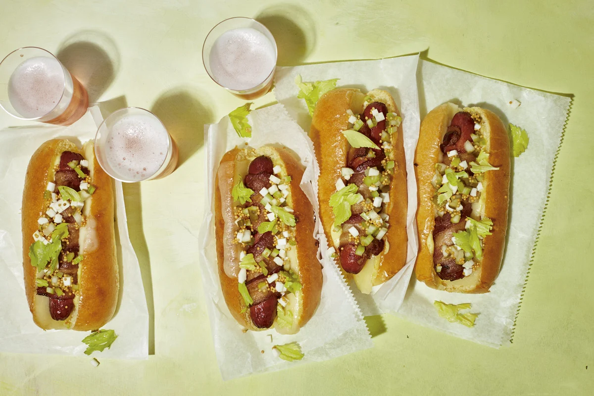 Receta: Hot Dogs Fritos con trufa