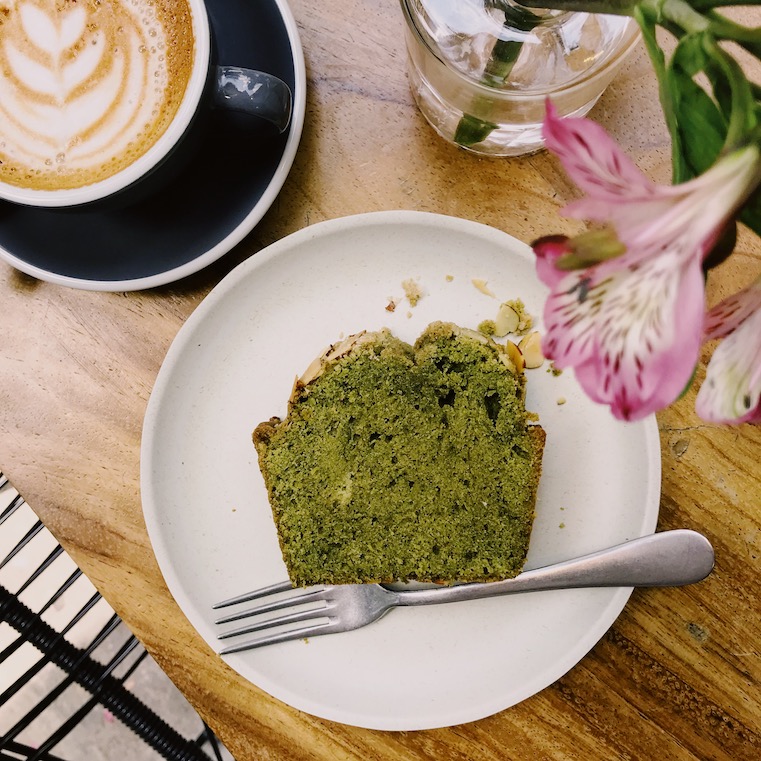 pan con matcha