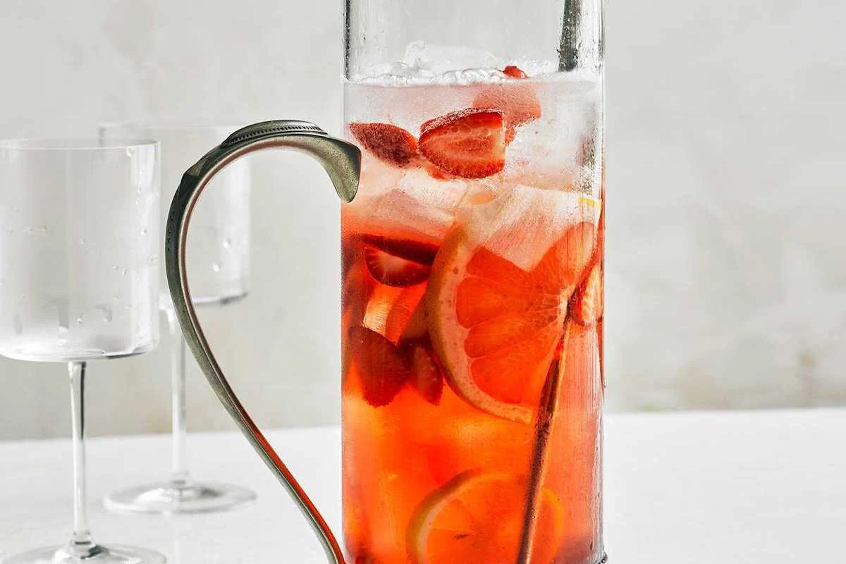 Receta: Sangría con vino rosado Receta: Sangría con vino rosado