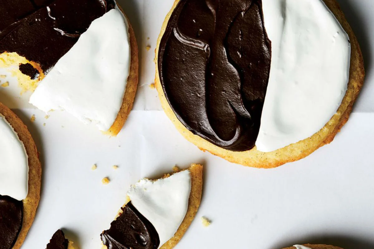 Receta: Galletas blanco y negro