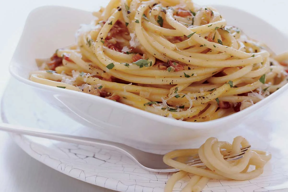 Receta: Bucatini Carbonara