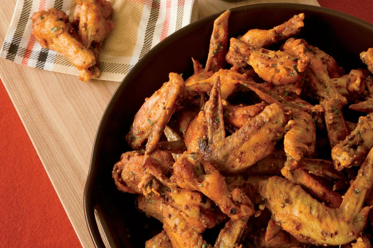 Alitas de pollo a la Sriracha