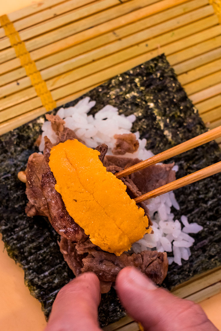 barra de ginza, taco