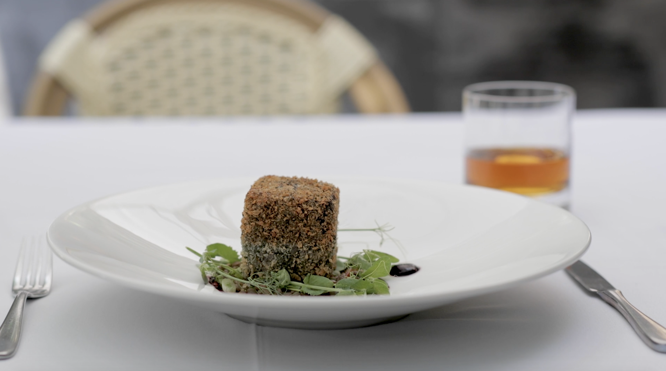 Scotch egg cuadrado