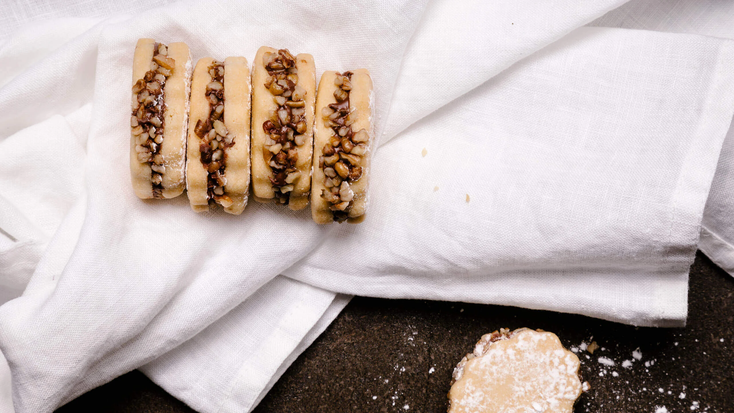 Galletas de crema de avellana