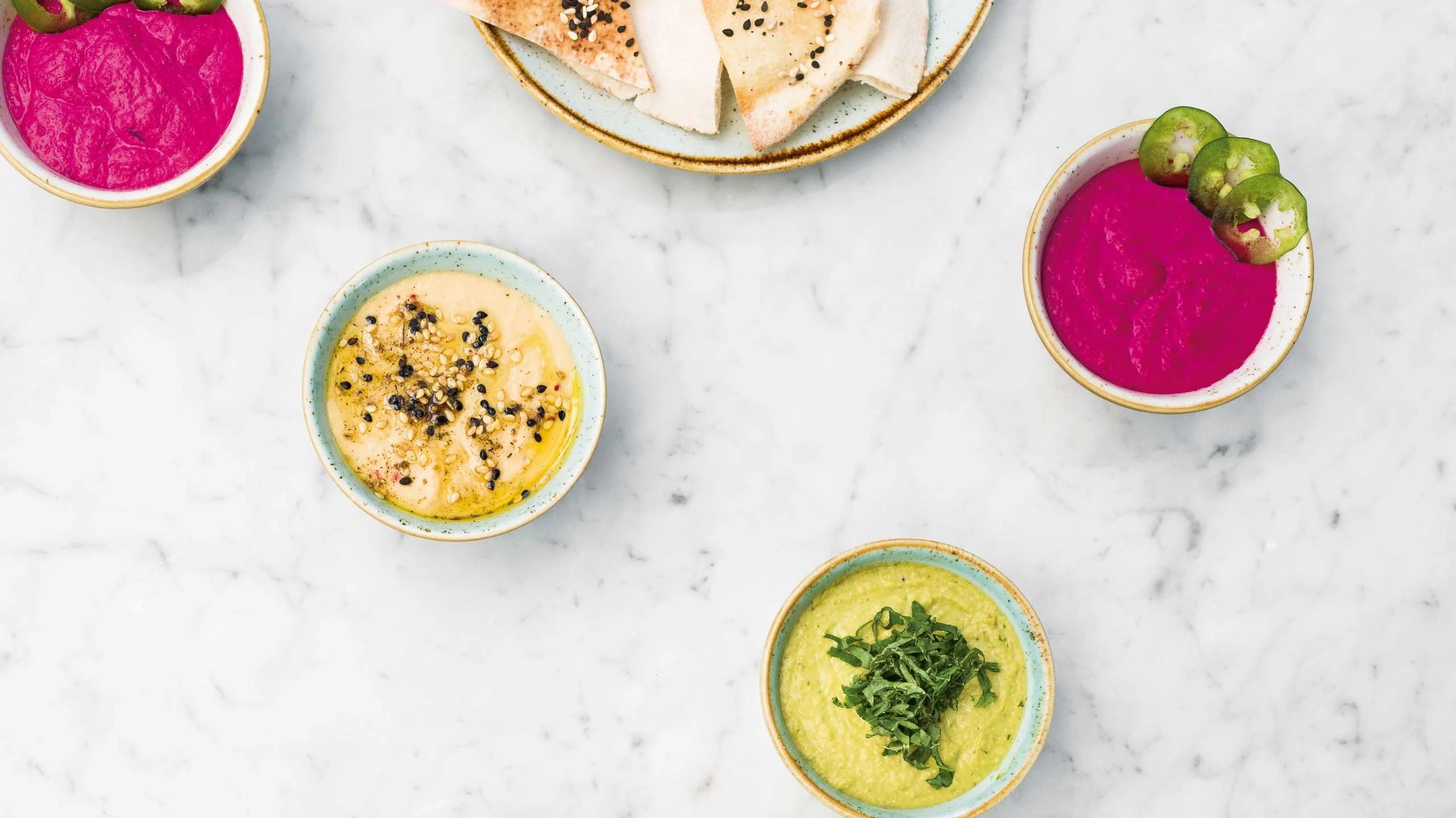 La nueva forma de comer hummus