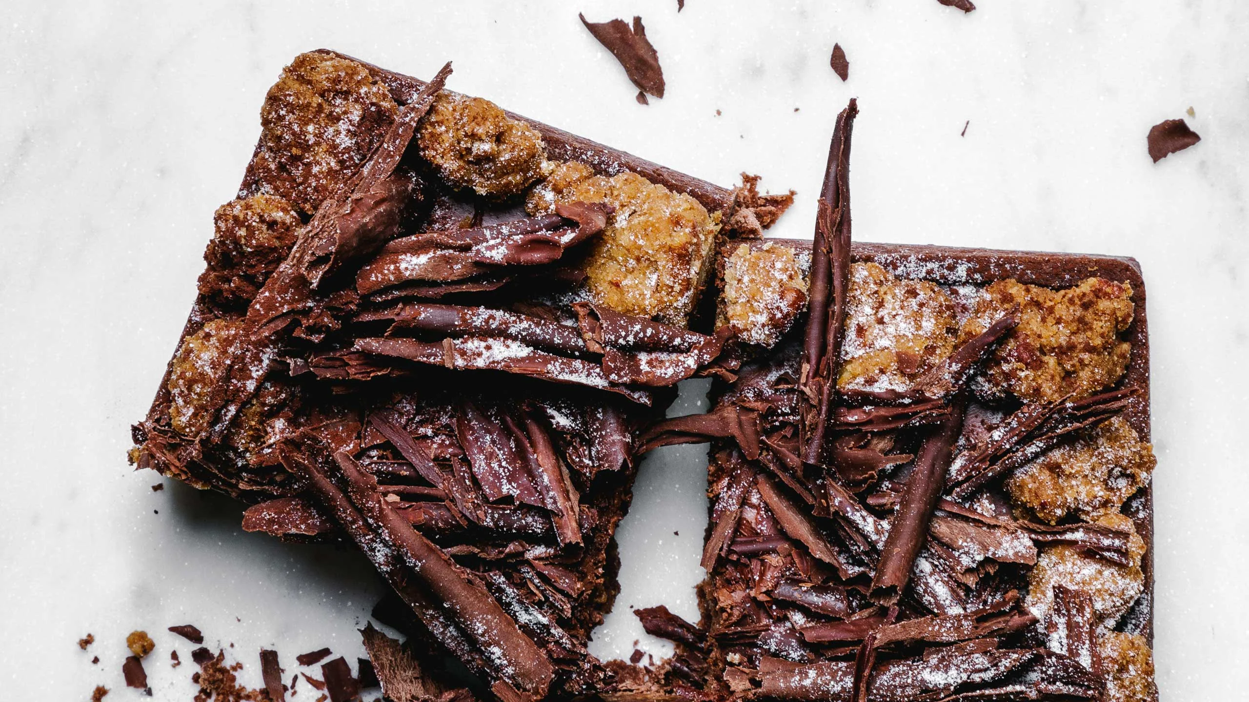 Crumble de chocolate
