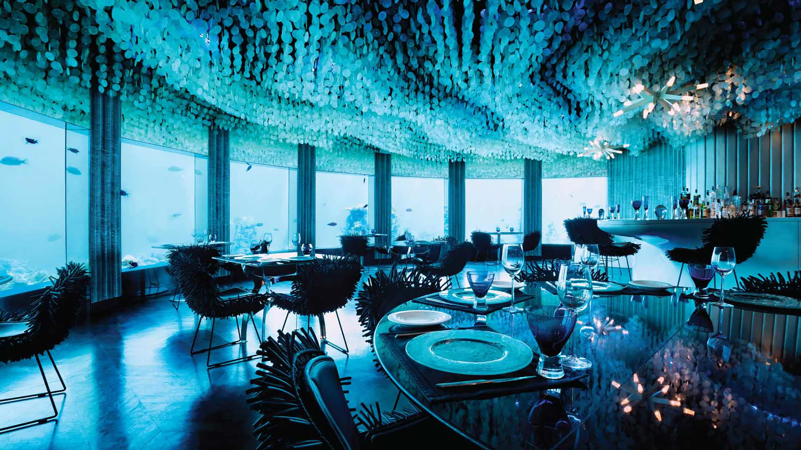 5 restaurantes bajo el agua