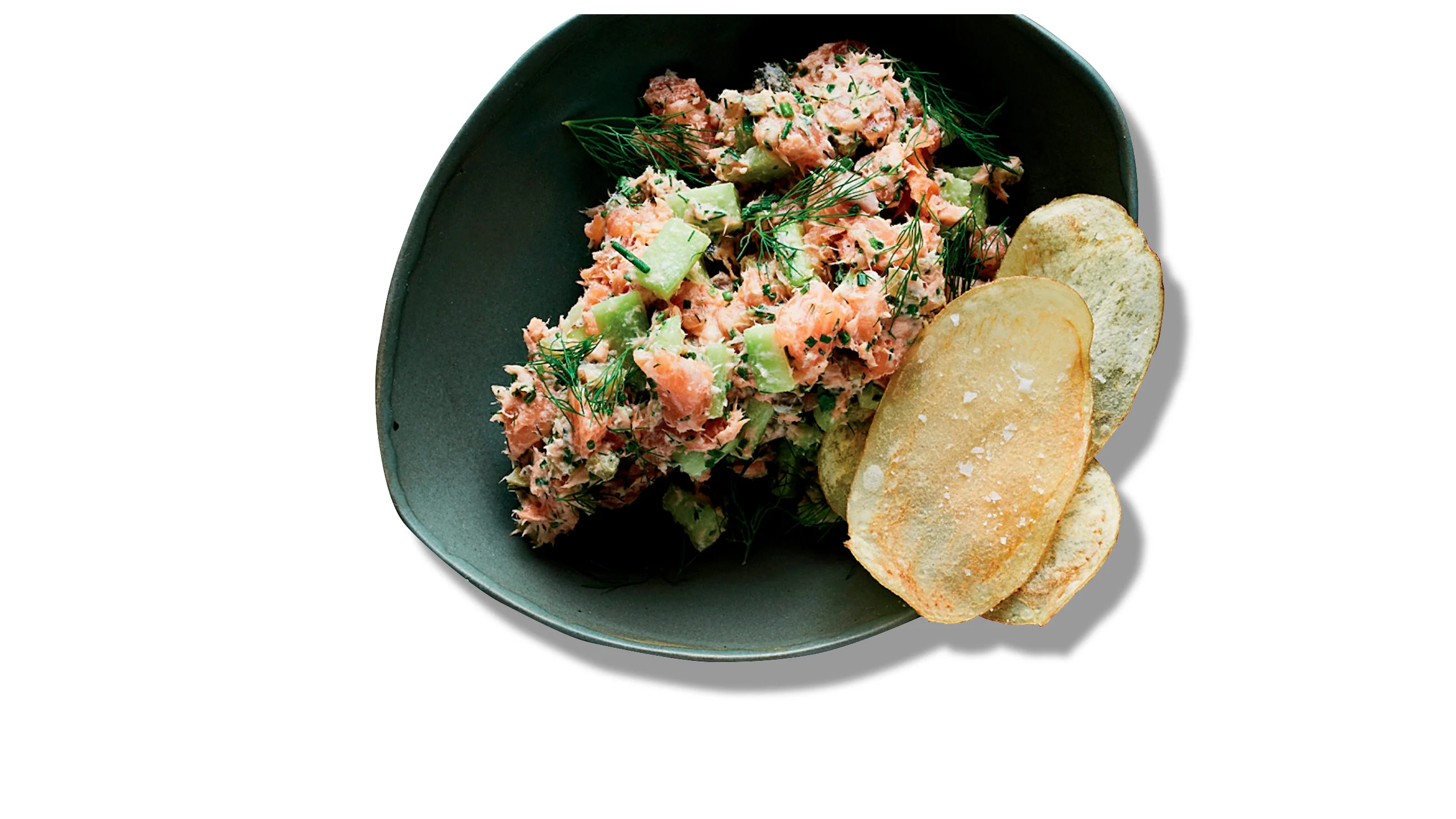 Tartar de salmón a las hierbas
