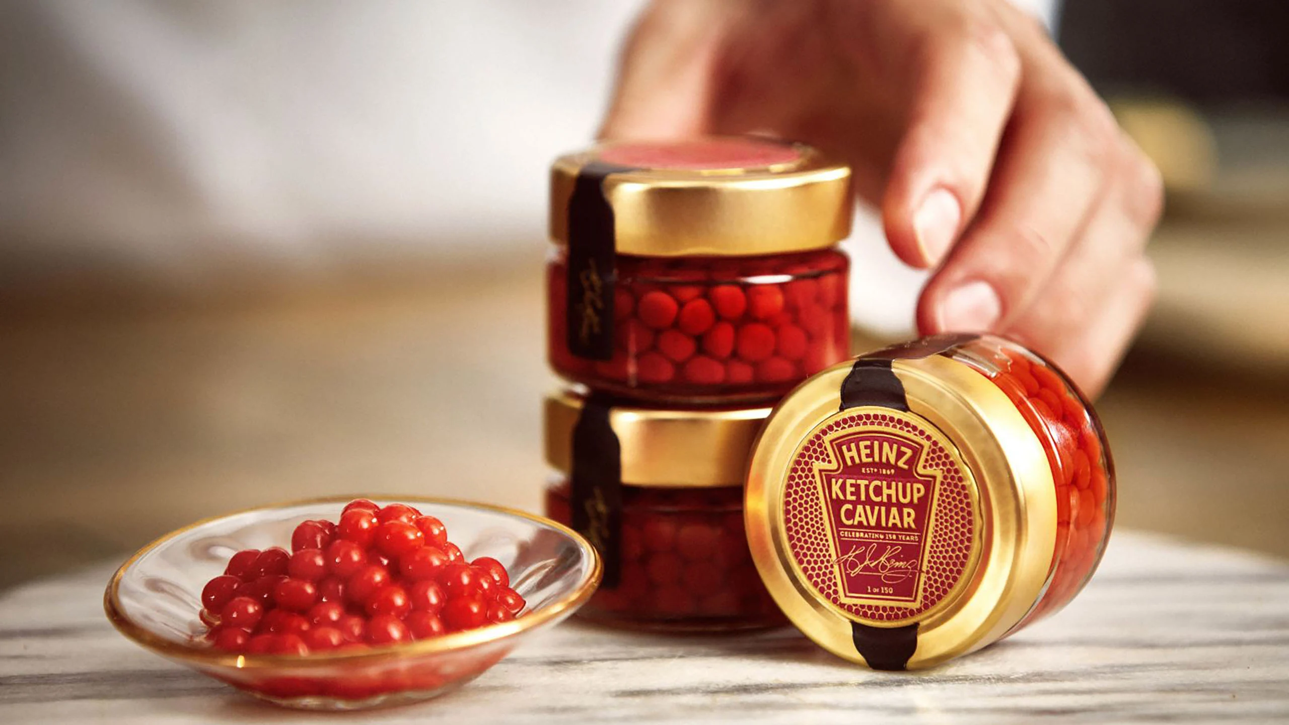 Heinz lanzó un caviar de catsup para San Valentín