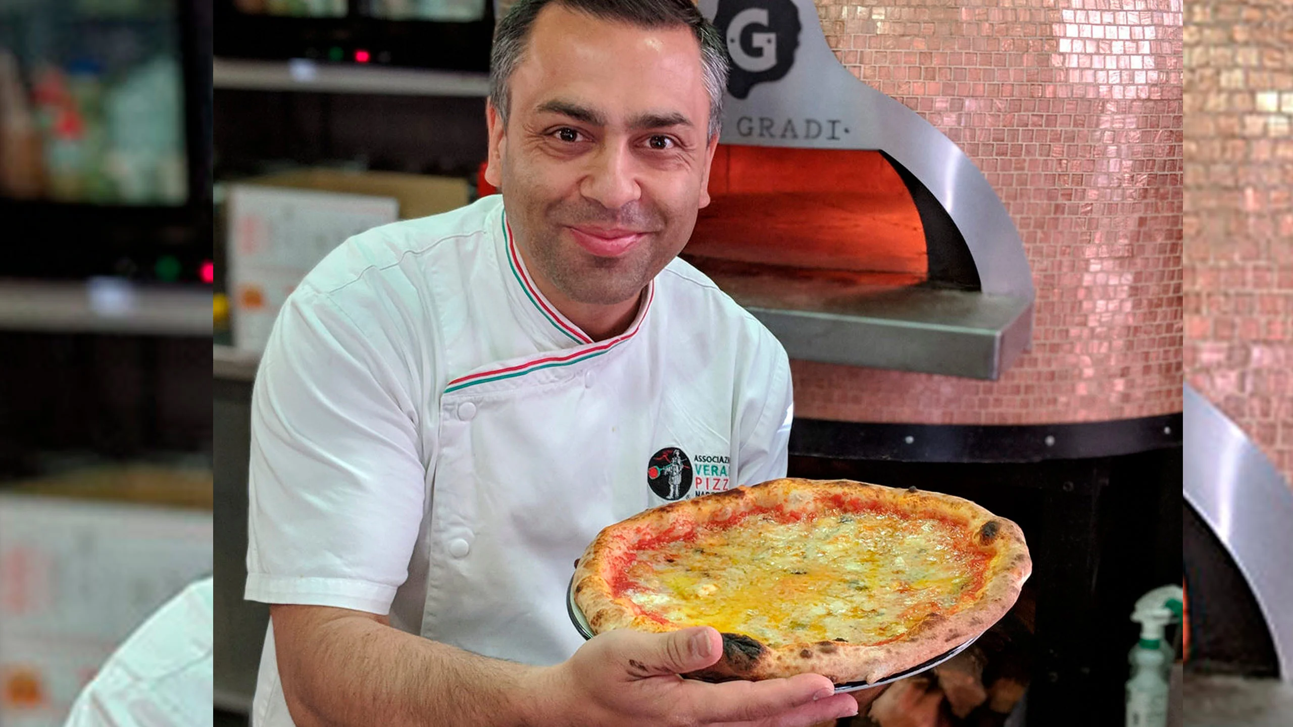 Una pizza de 154 quesos rompió el Récord Mundial Guinness Una pizza de 154 quesos rompió el Récord Mundial Guinness