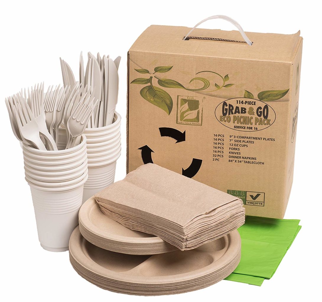 picnic utensilios