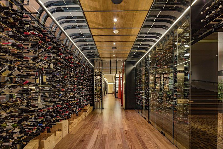 la cava del restaurante Alfredo Di Roma