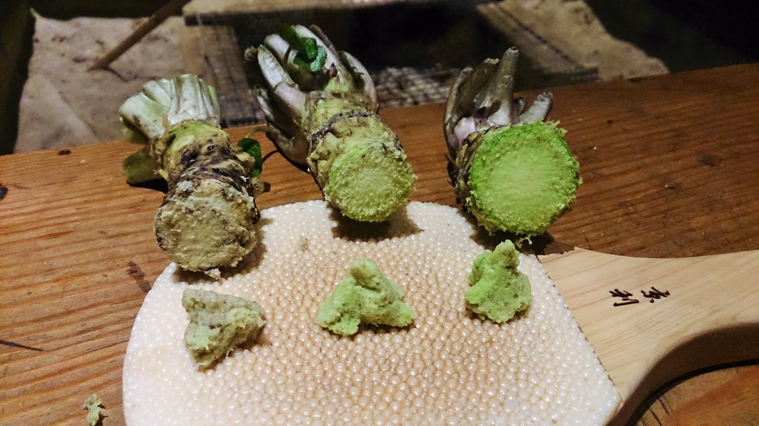 El wasabi en la mayoría de los restaurantes japoneses no es real