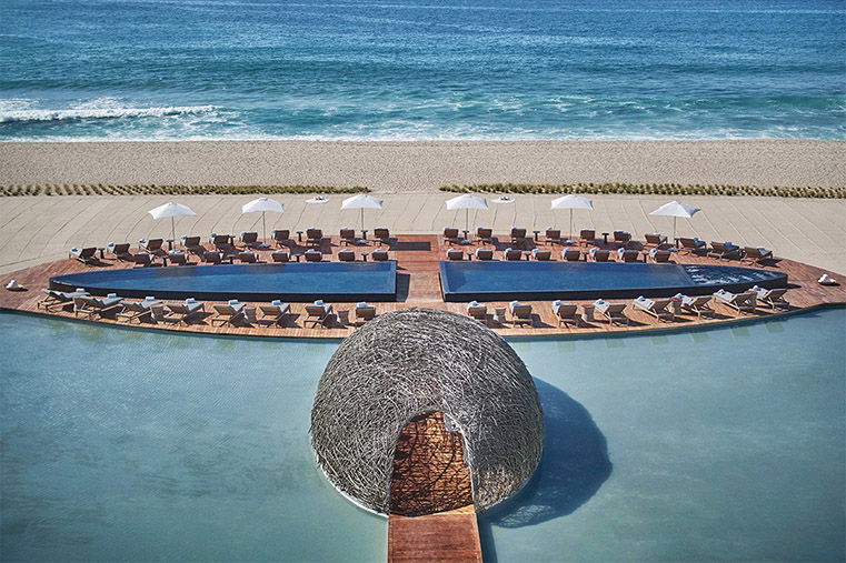alberca, playa, Los Cabos