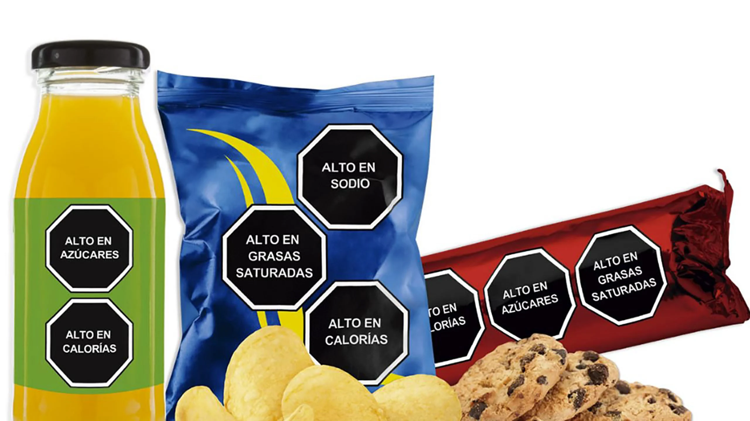 Diputados aprueban el etiquetado frontal en alimentos chatarra