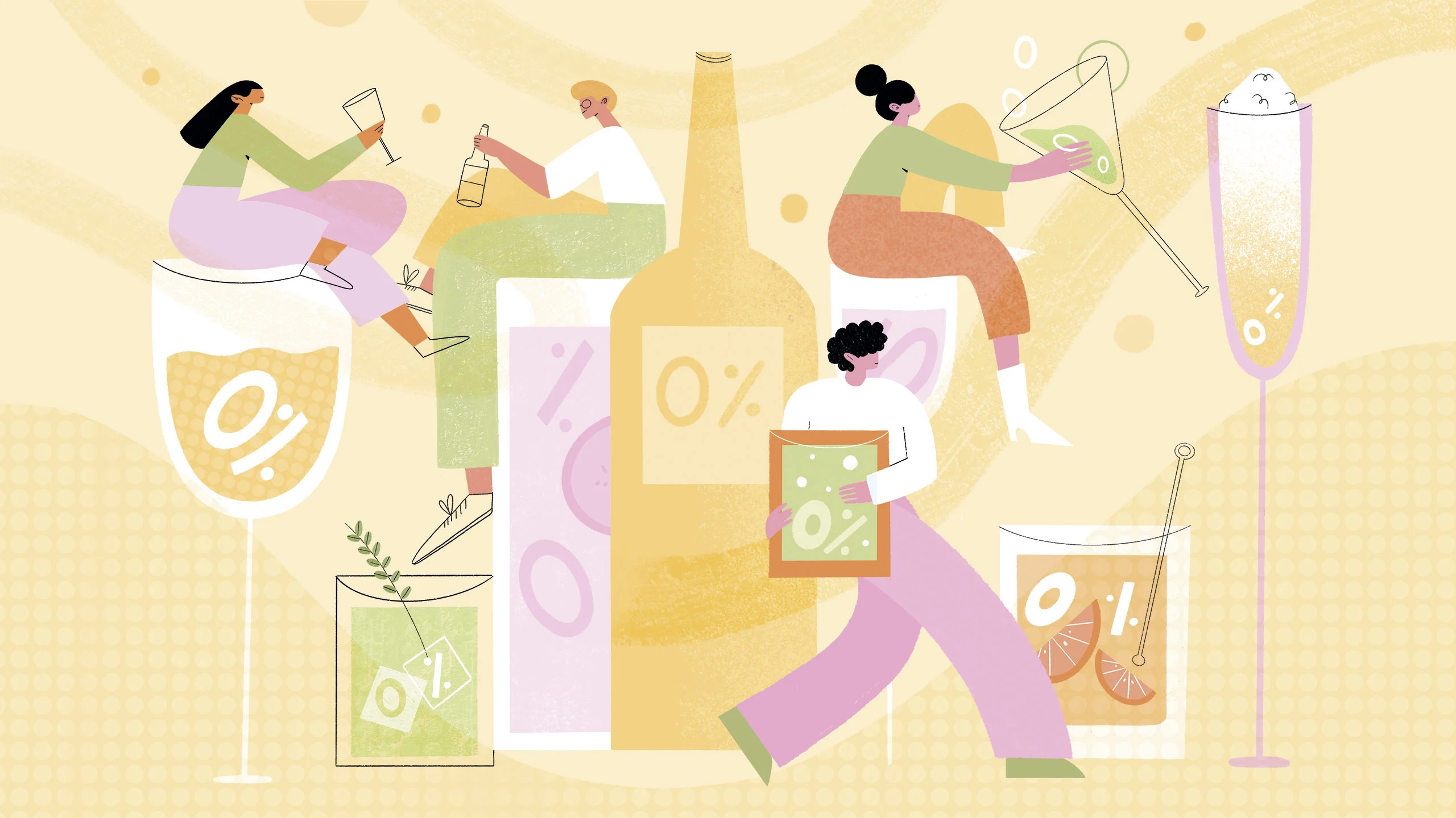Las bebidas con menos alcohol llegaron para quedarse Las bebidas con menos alcohol llegaron para quedarse