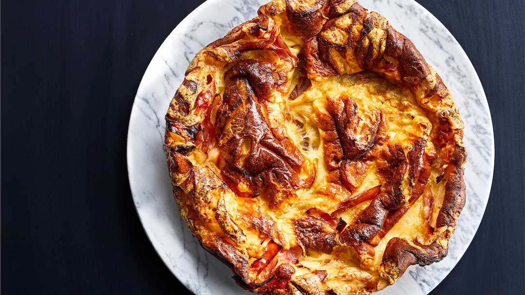 dutch baby ham pancake