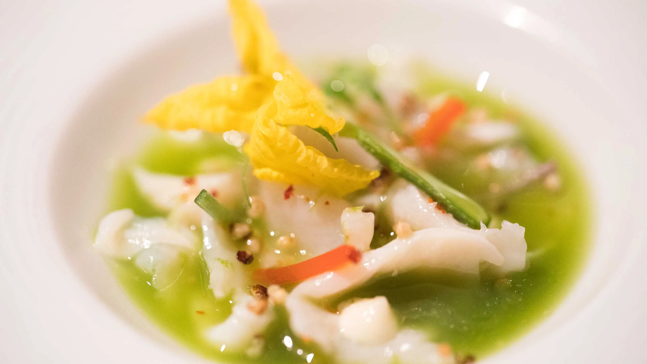 Aguachile de kampachi