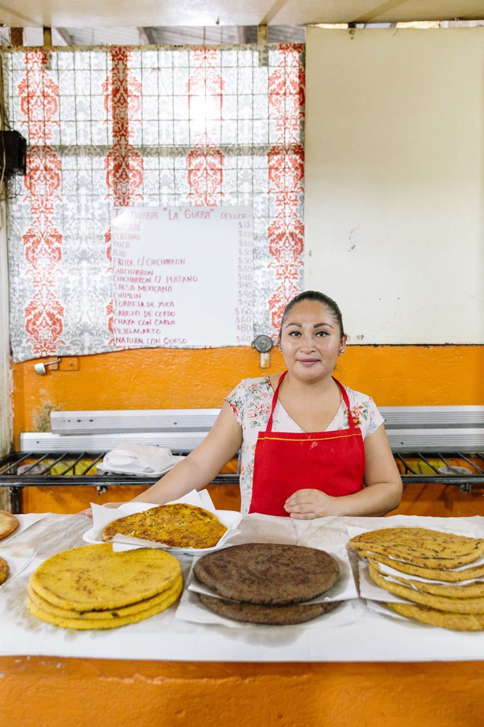 tortillas gruesas de Tabasco