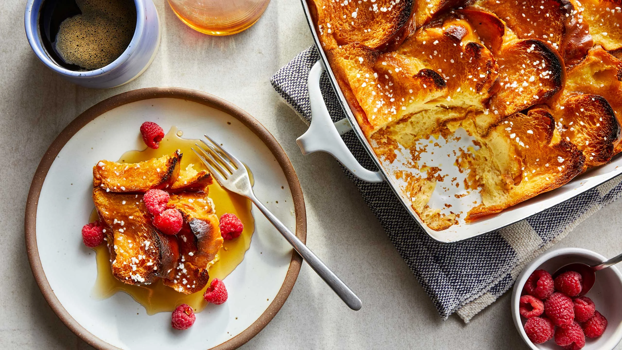 Este pan francés horneado es perfecto para un brunch