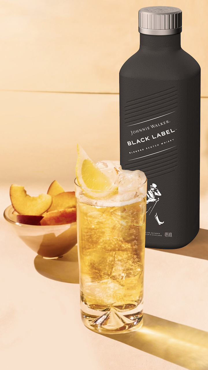 botellas de papel johhnie walker