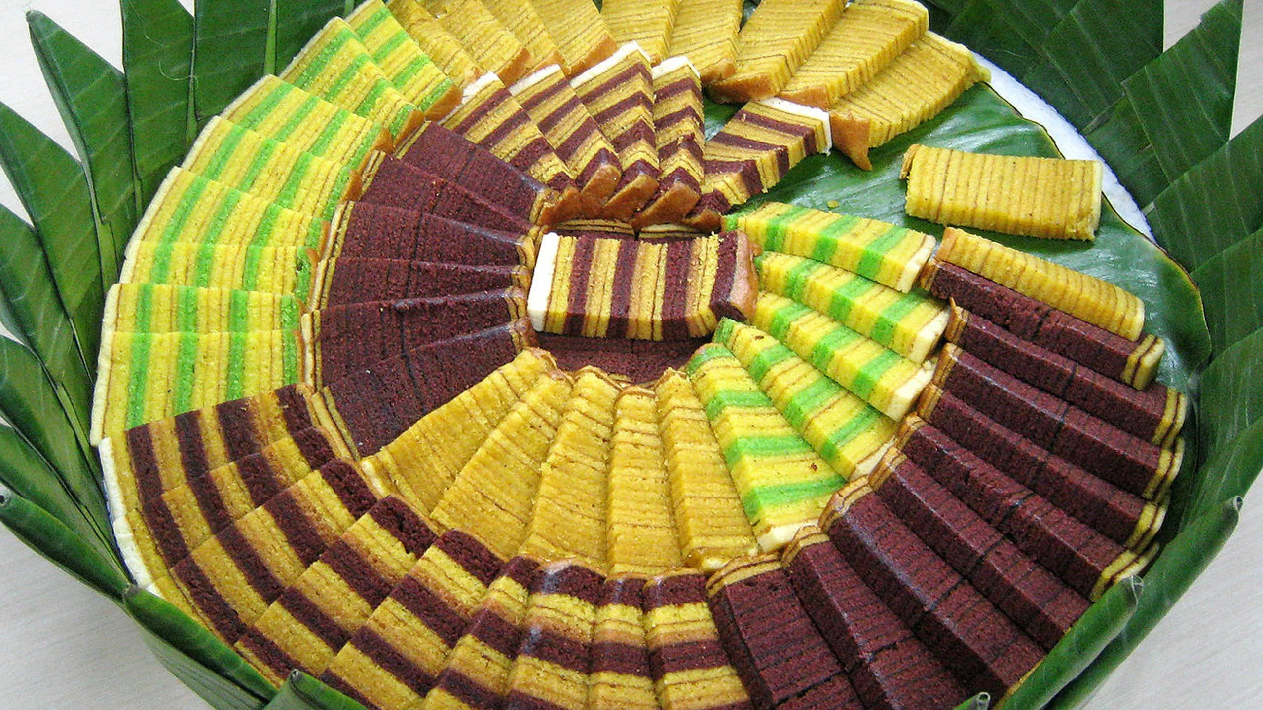 Kek lapis de Sarawak: el pastel más complicado de hacer