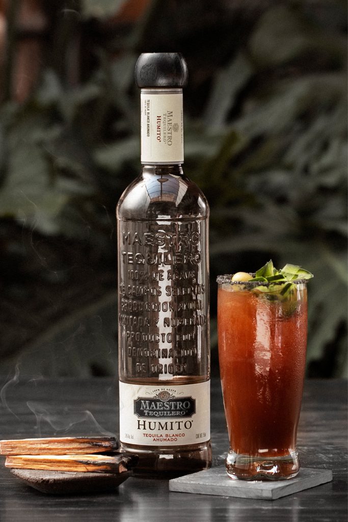 coctel sangre de humo día de muertos