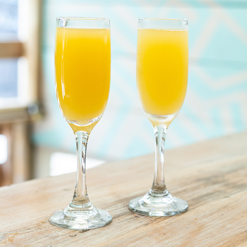 Cocteles navideños o para navidad- mimosa