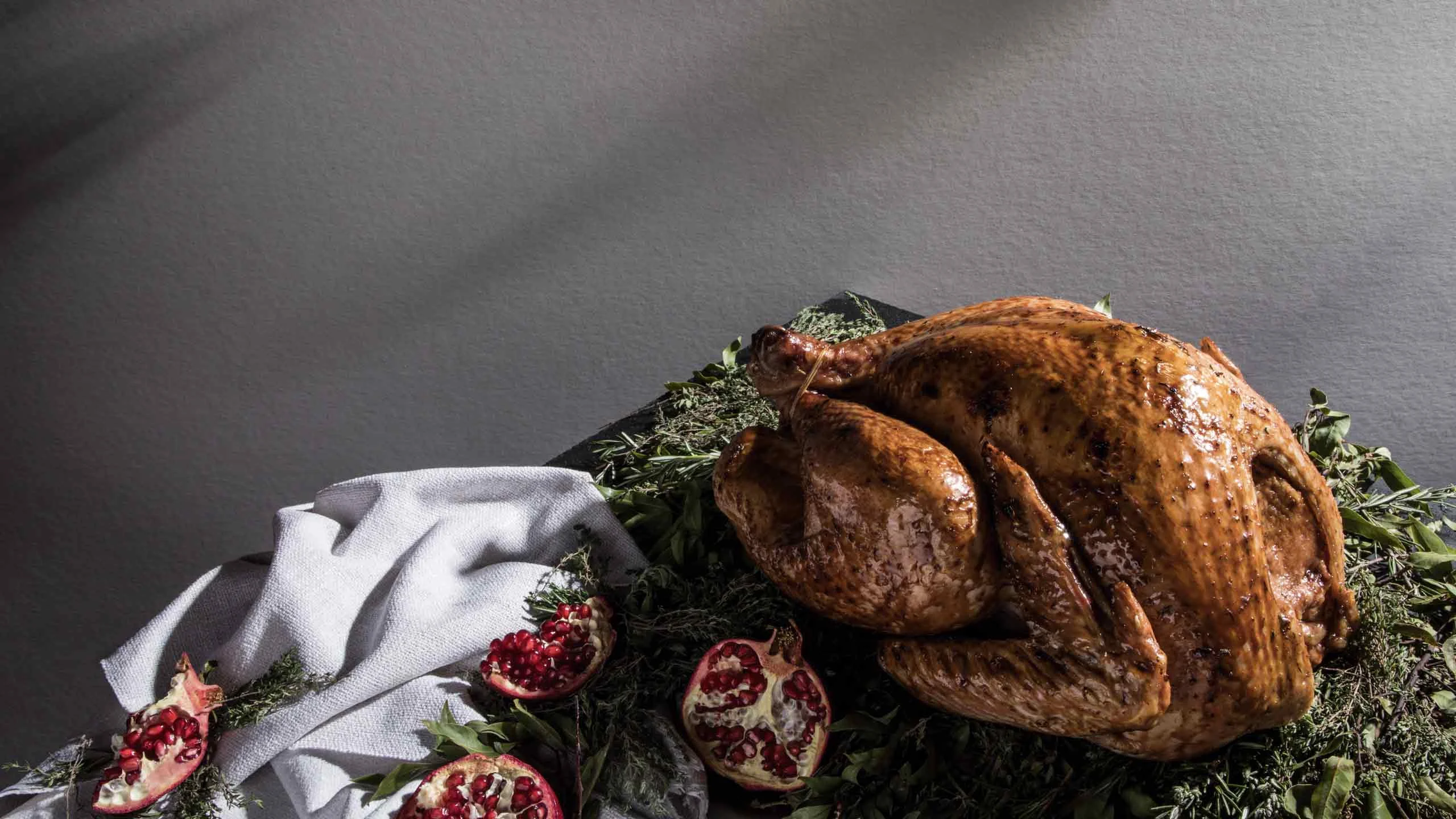 El rey de la Navidad: Pavo rostizado con hierbas y cítricos