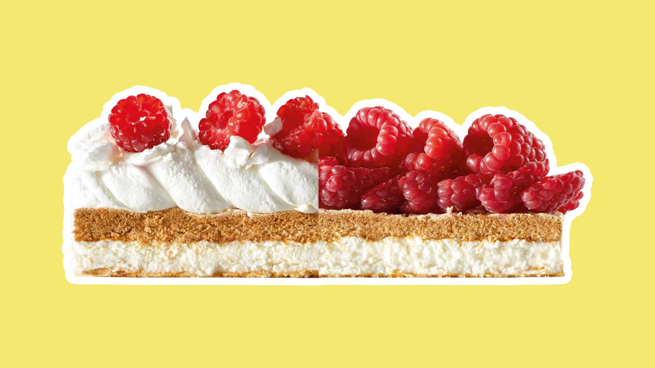 2 versiones de pavlova de frambuesa: una saludable y otra más golosa