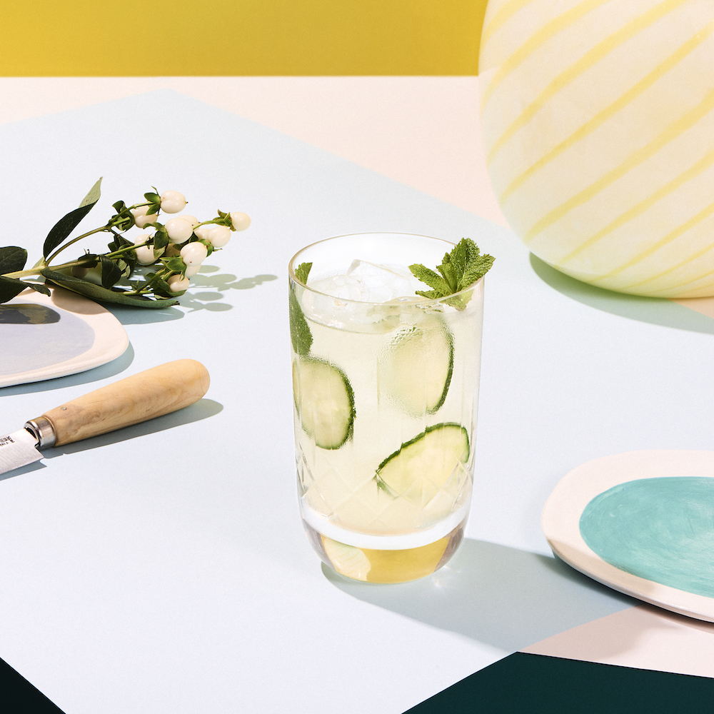 Cocteles bajos en calorías-Cointreau cucumber mint