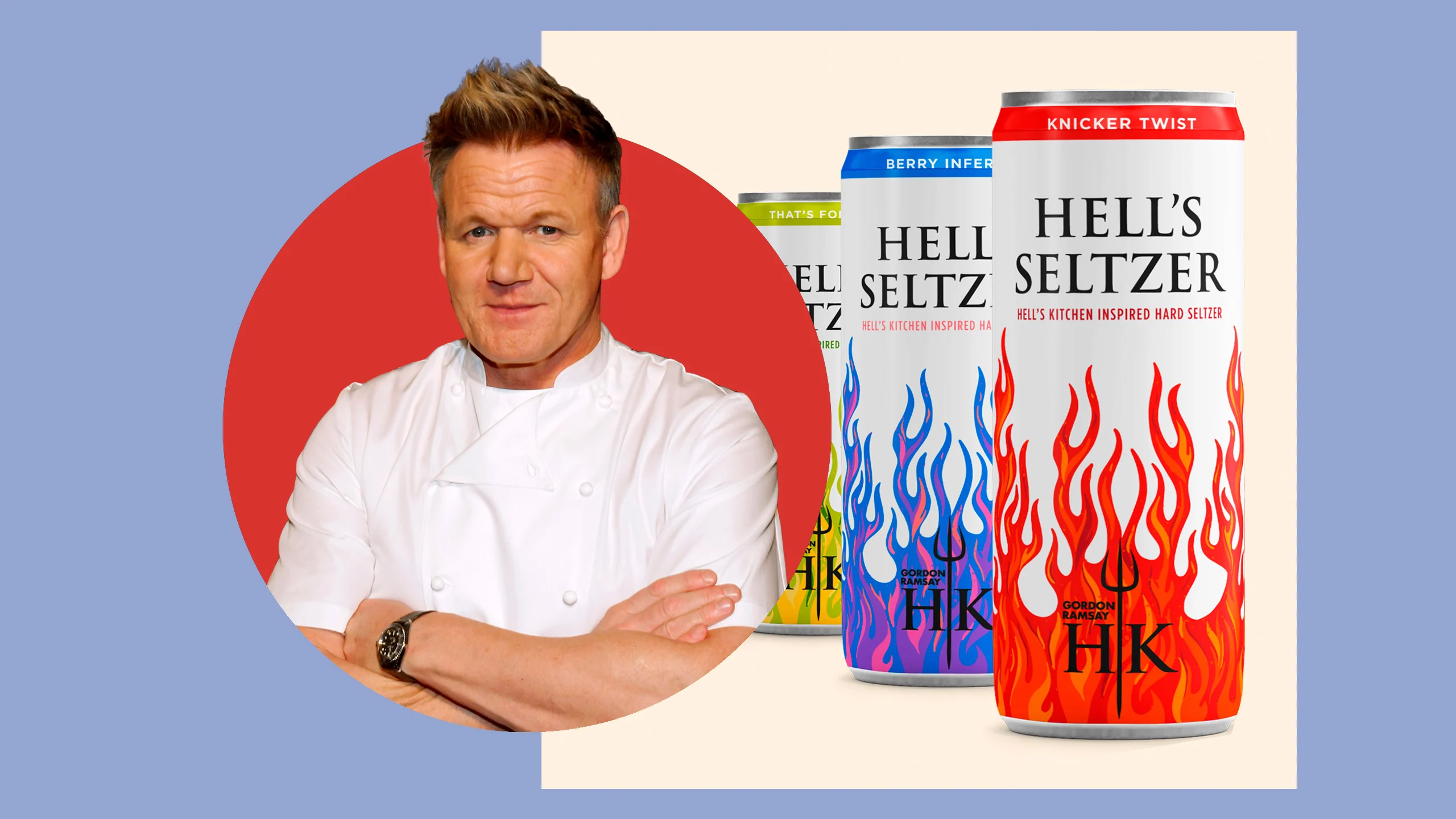 Gordon Ramsay lanzará su propia línea de hard-seltzers