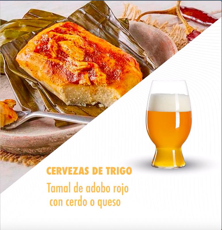 Cervezas-trigo-tamales-cerdo