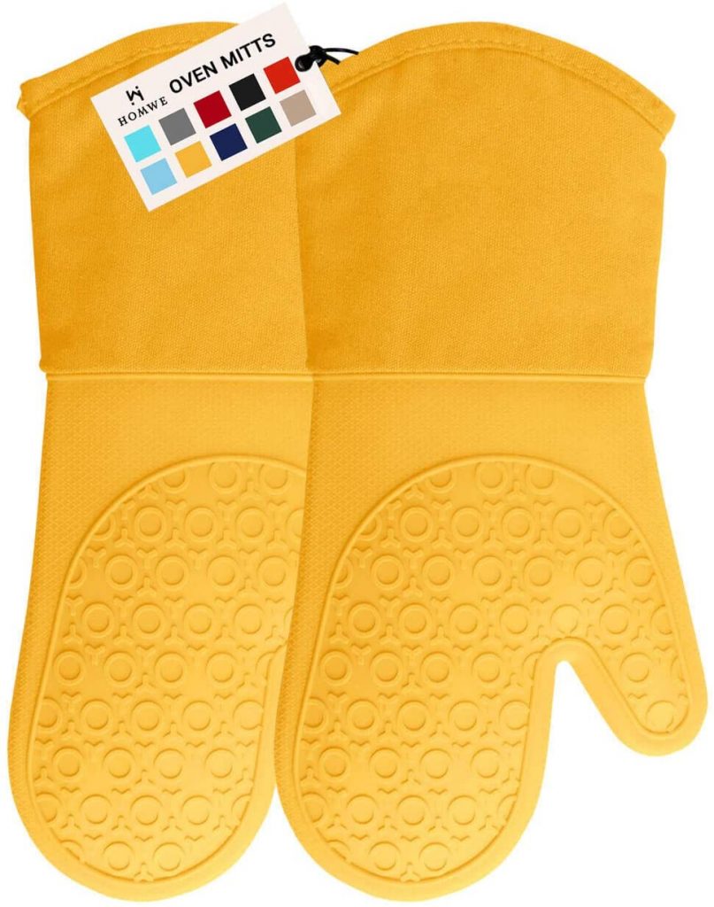 guantes amarillos