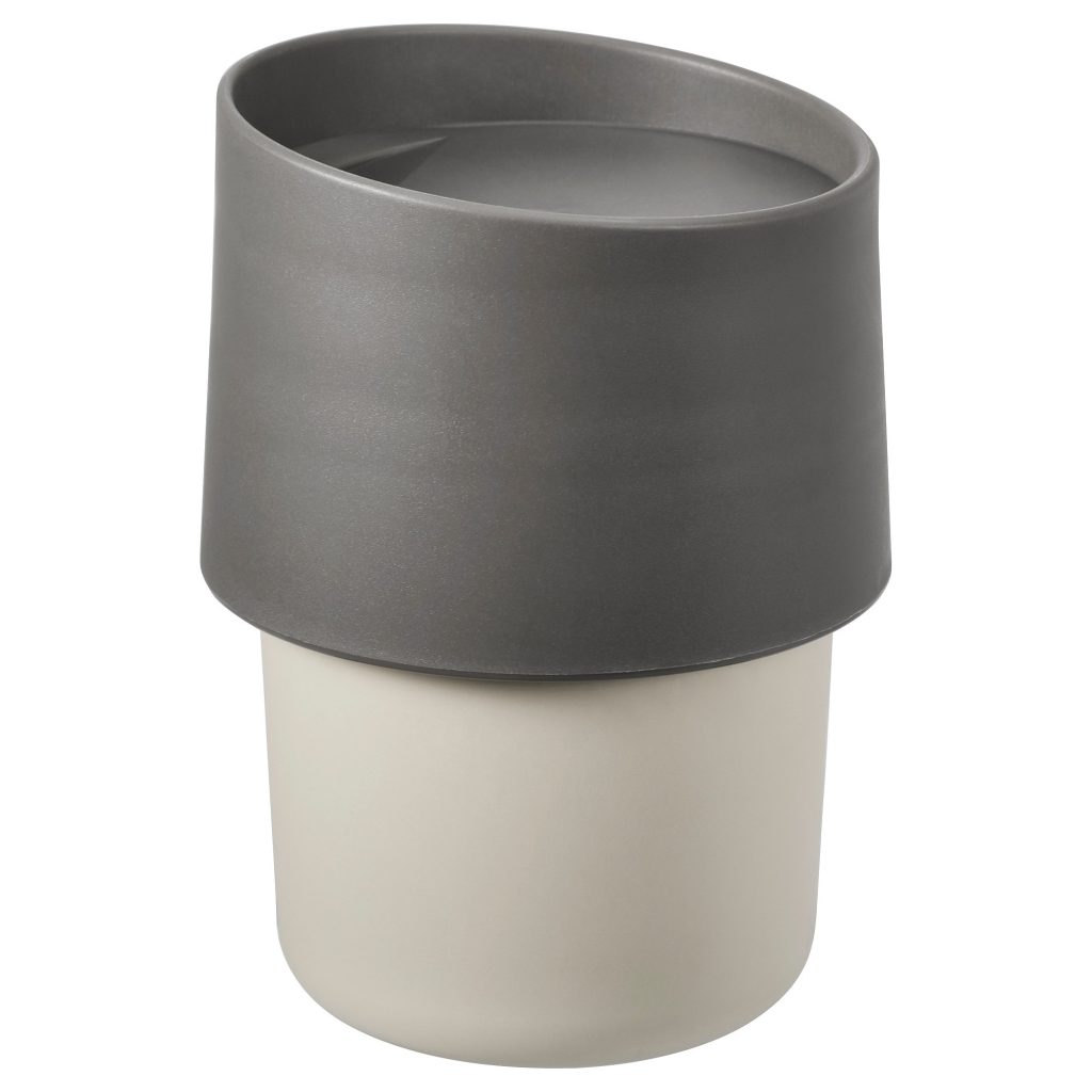 taza gris ikea