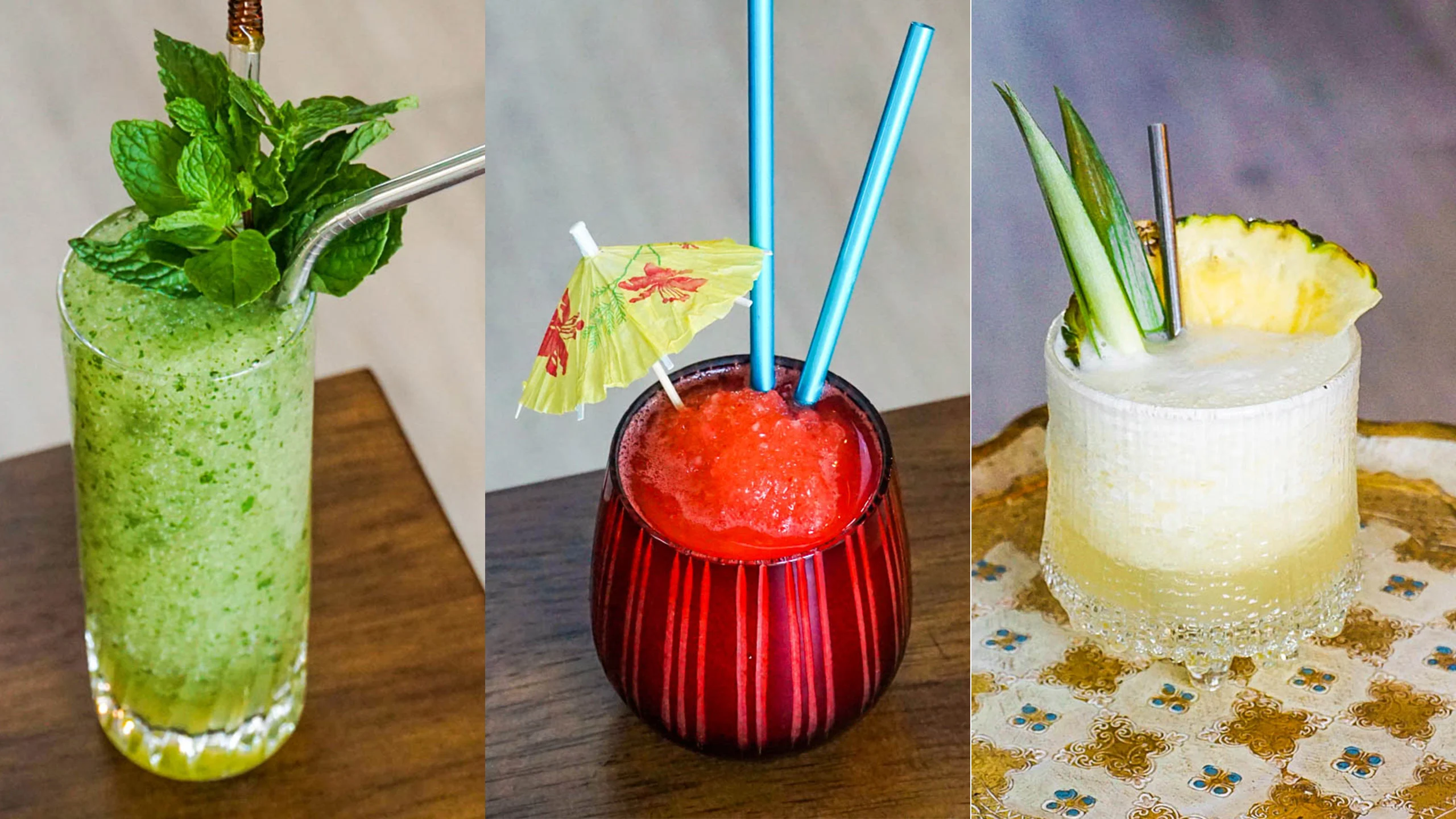 3 cocteles helados que revivirán el verano en cualquier momento