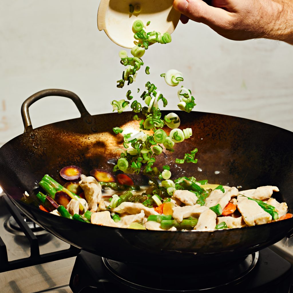 wok-cebolla