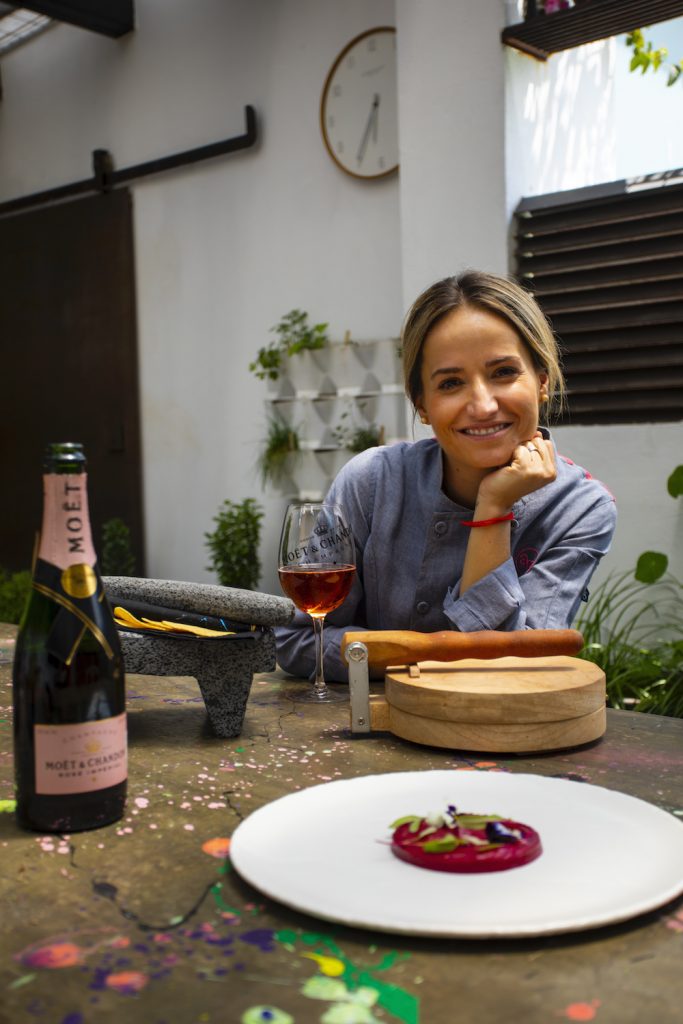 Ana martorell, Moët & Chandon, rose