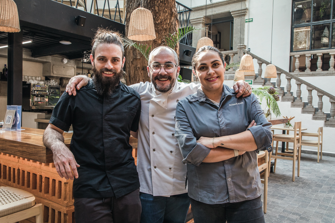 Diego Niño, Xano Saguer y Fernanda Prado / Foto: Juan Pablo Espinosa