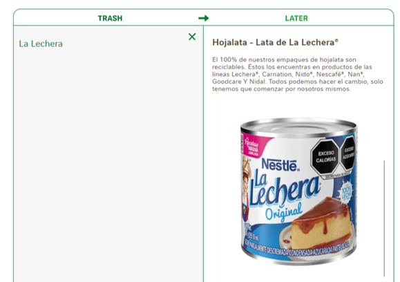 traductor de basura, nestlé, ecolana