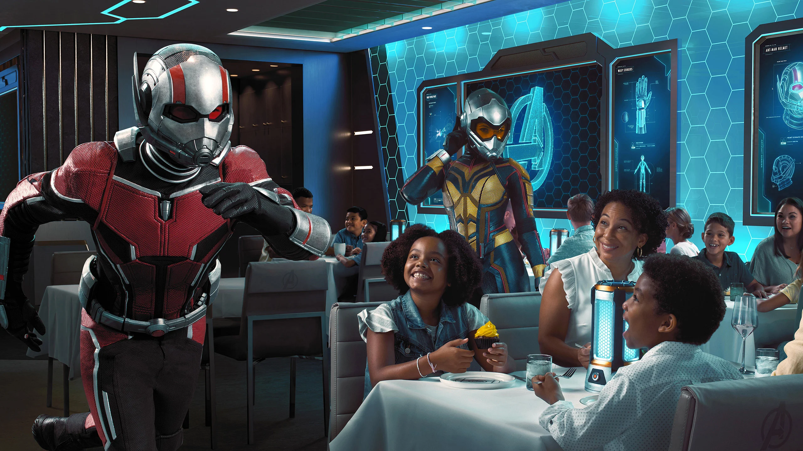 Disney Cruise Line estrenará la experiencia gastronómica Avengers: Quantum Encounter