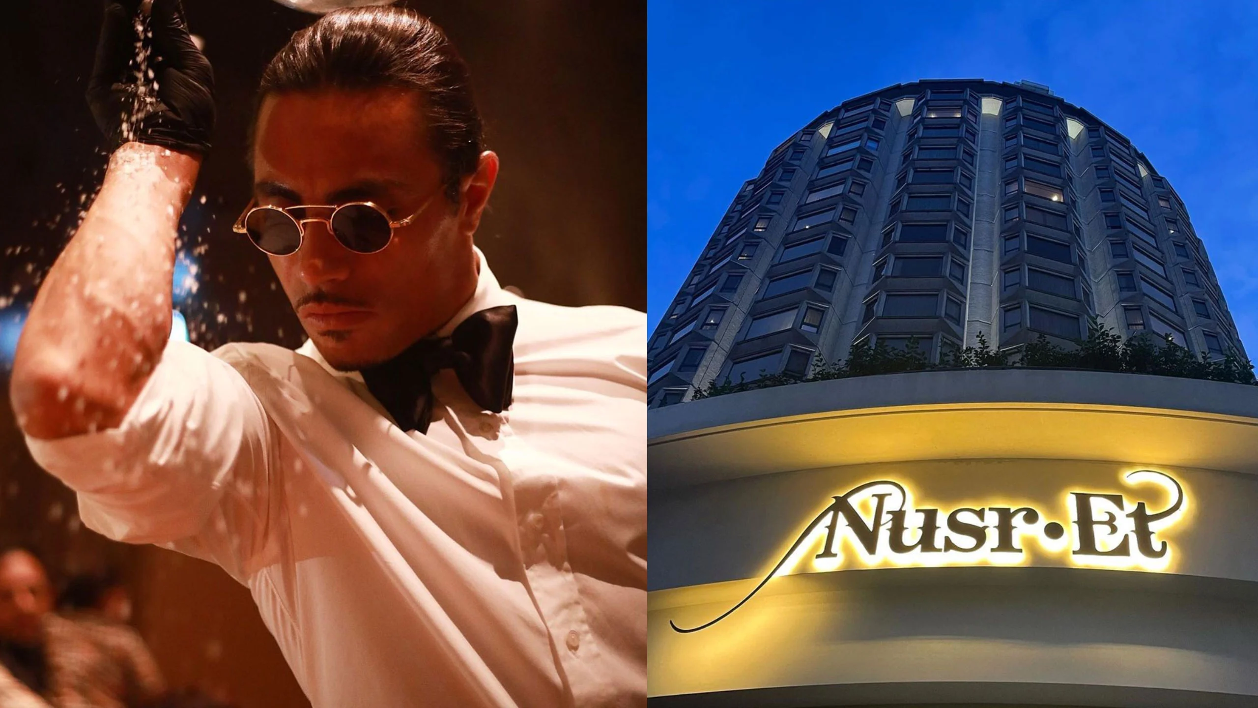 Comer en el restaurante de Salt Bae puede costarte un millón de pesos Comer en el restaurante de Salt Bae puede costarte un millón de pesos