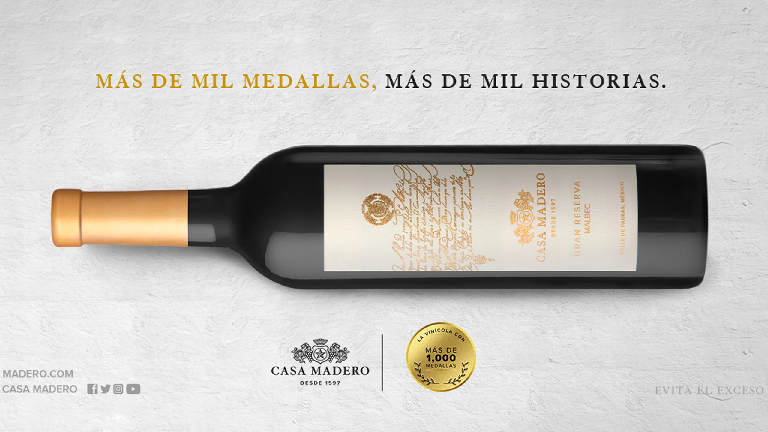 Casa Madero pone el nombre de México en alto con más de mil medallas históricas