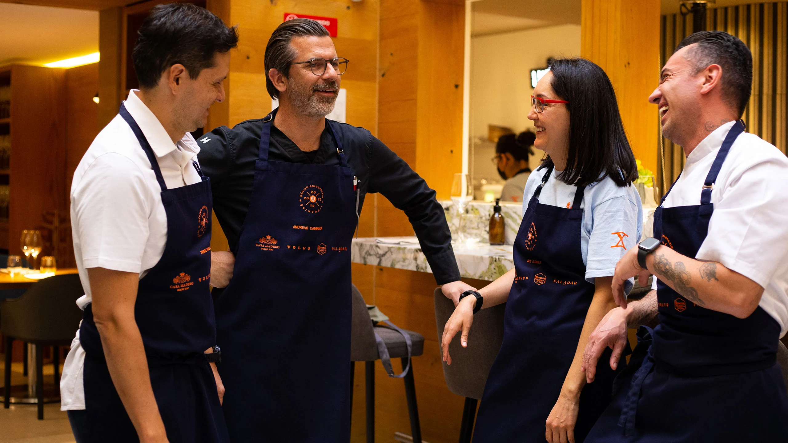 El chef suizo Andreas Caminada formó parte del Aniversario de Quintonil