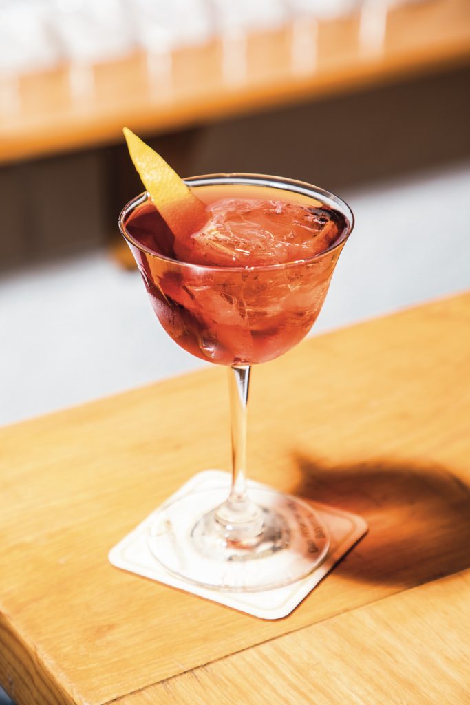 Negroni con vermouth casero de Imbiss. Foto: Juan Pablo Espinosa
